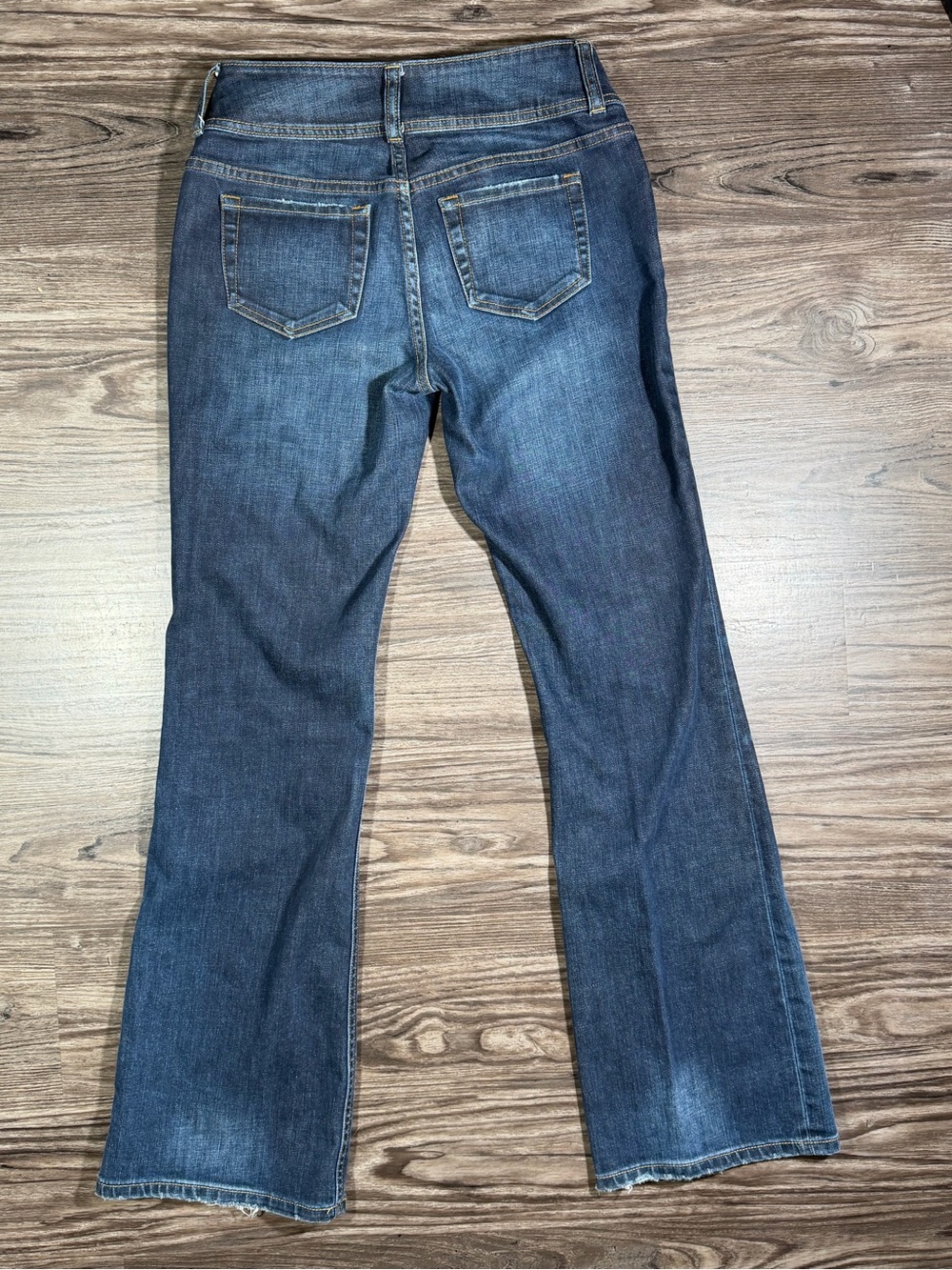 LONDON JEAN Y2K Vintage VICTORIA’S SECRET Mid Rise Whiskered Boot Cut Jeans 4 - Picture 8 of 12